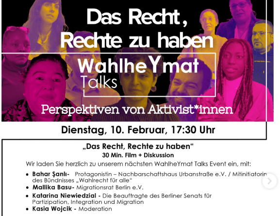 “The Right to Have Rights”: Film Screening & Public Discussion